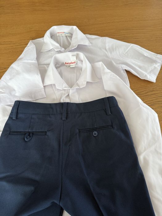 Komunia koszula długi i krótki rękaw spodnie coccodrillo 140