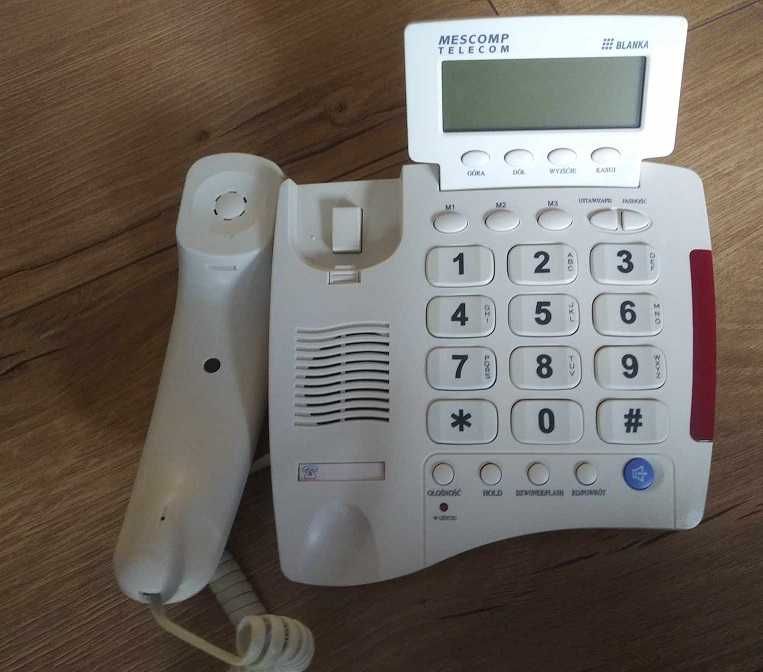 Telefon stacjonarny dla seniora MESCOMP