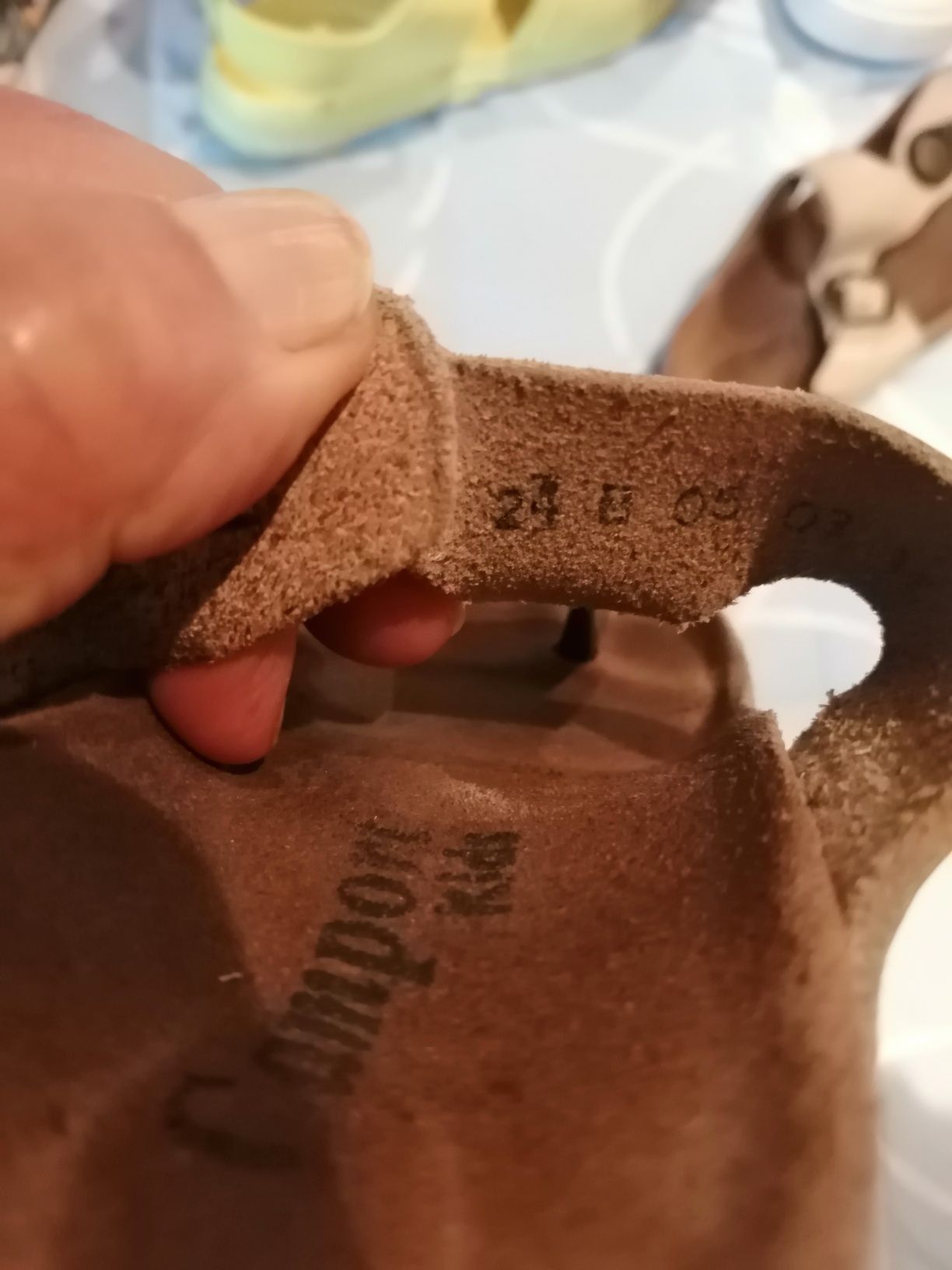 Chinelas menina camport tamanho 24