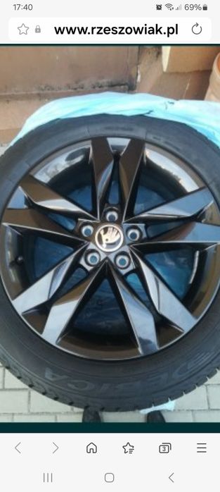 Skoda Fabia Nowe koła alufelga Canis i opona Dębica Oryginalne