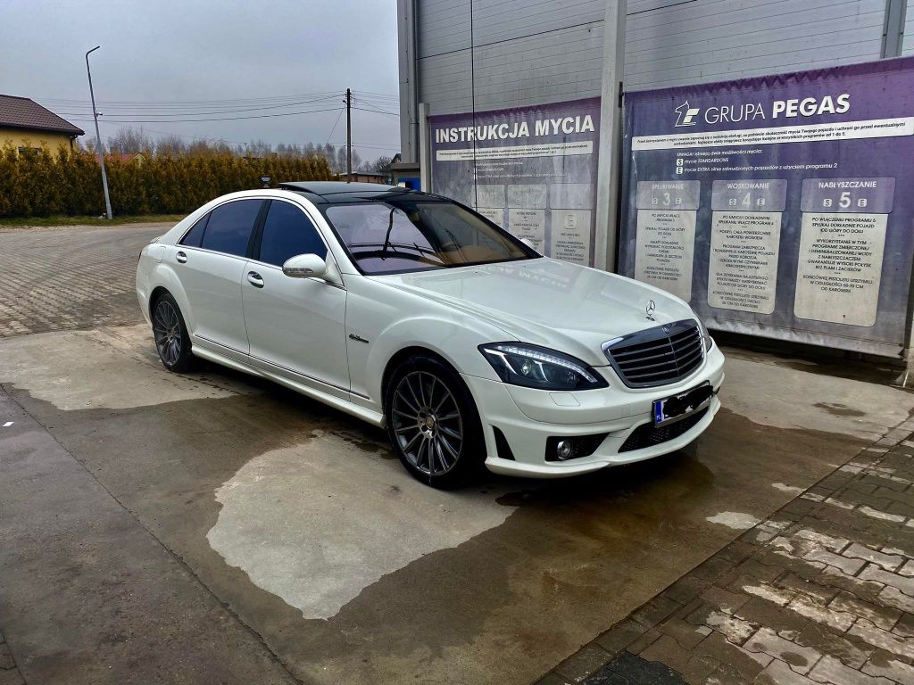 Mercedes S63amg 525koni w orginalnym lakierze