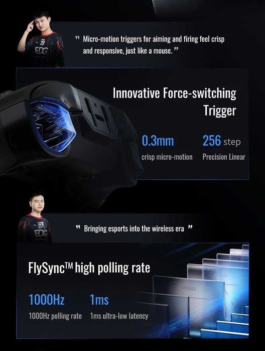 Геймпад Flydigi Vader 4 Pro Black Windows/Android/Nintendo Switch/iOS