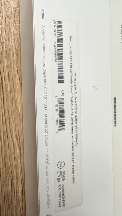 Smartwatch Apple Watch 1 42 mn stan bdb