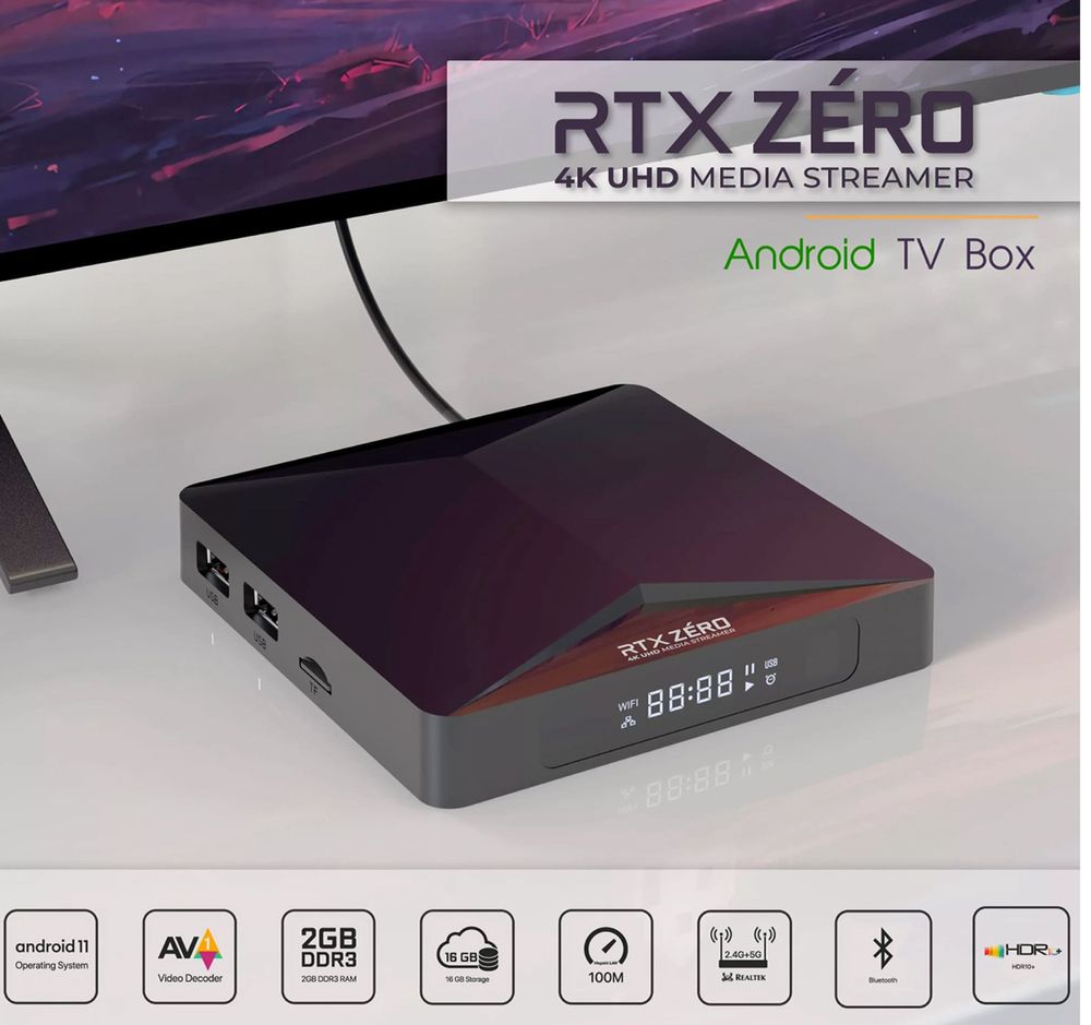 Box GloriaForce Rtx Zero 4K IPTV (NOVO)