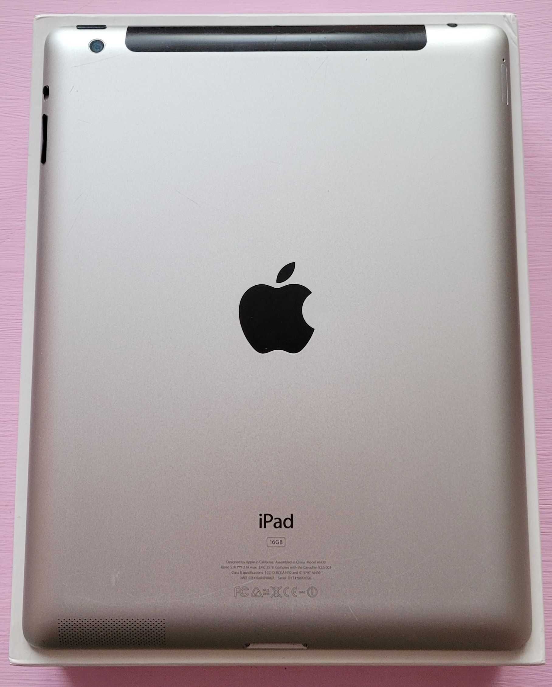 MD366PL/A iPad A1430 Wi-Fi Cellular 16GB Black [brak blokad, SIM]