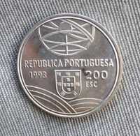 5 Moedas 200$00 1993