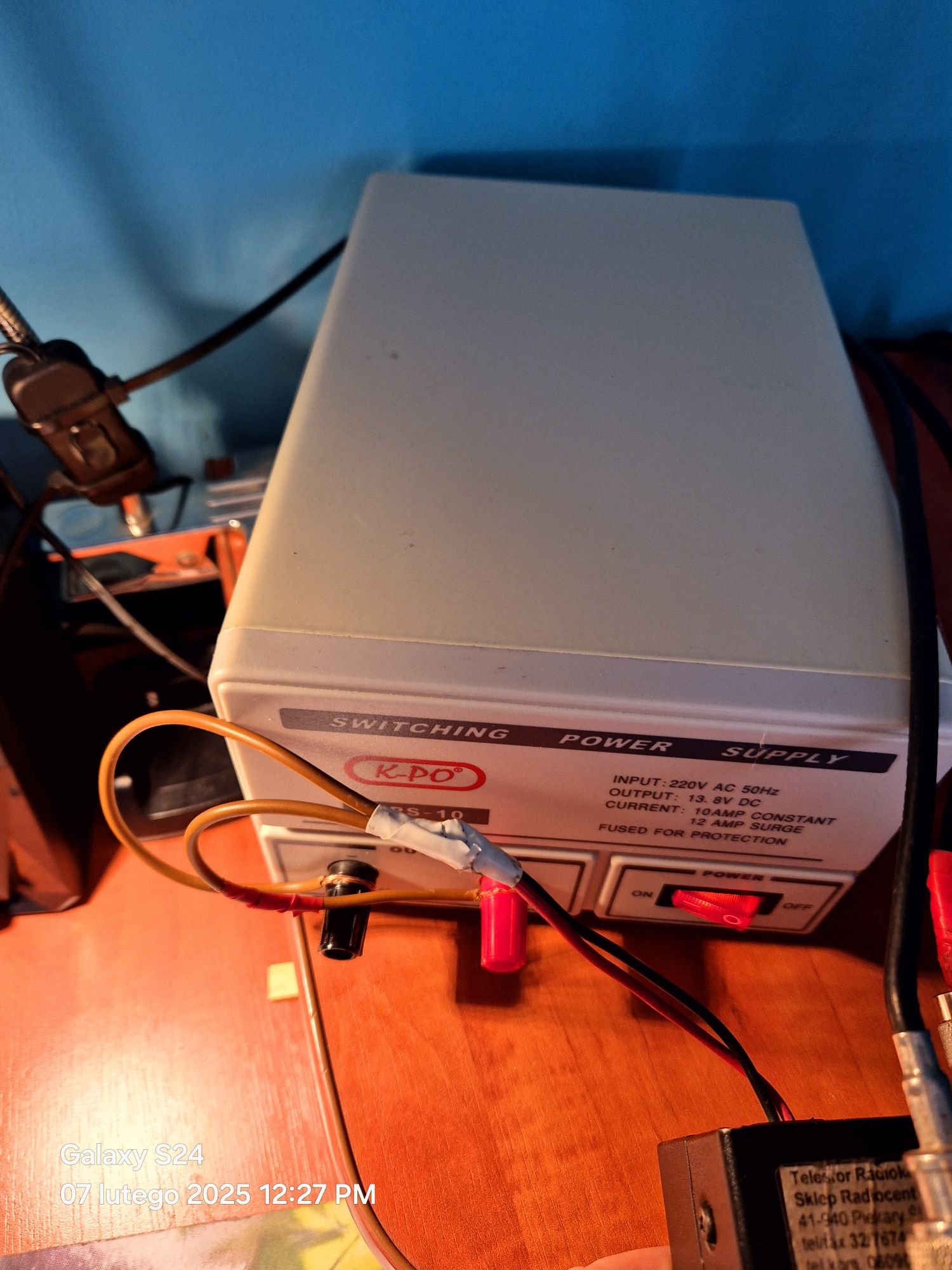 Zasilacz kto 13,8VDC. 10/12A