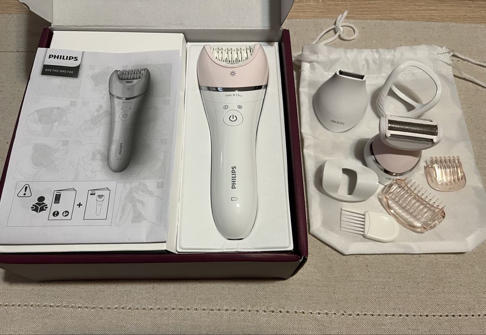 Depilator PHILIPS Satinelle BRE721/00 6w1 Bikini Nogi Twarz