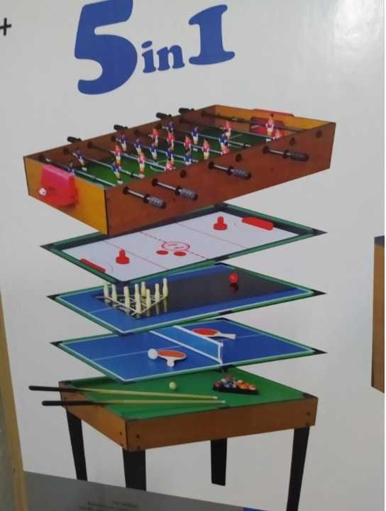 Mesa MultiJogos - 5 em 1