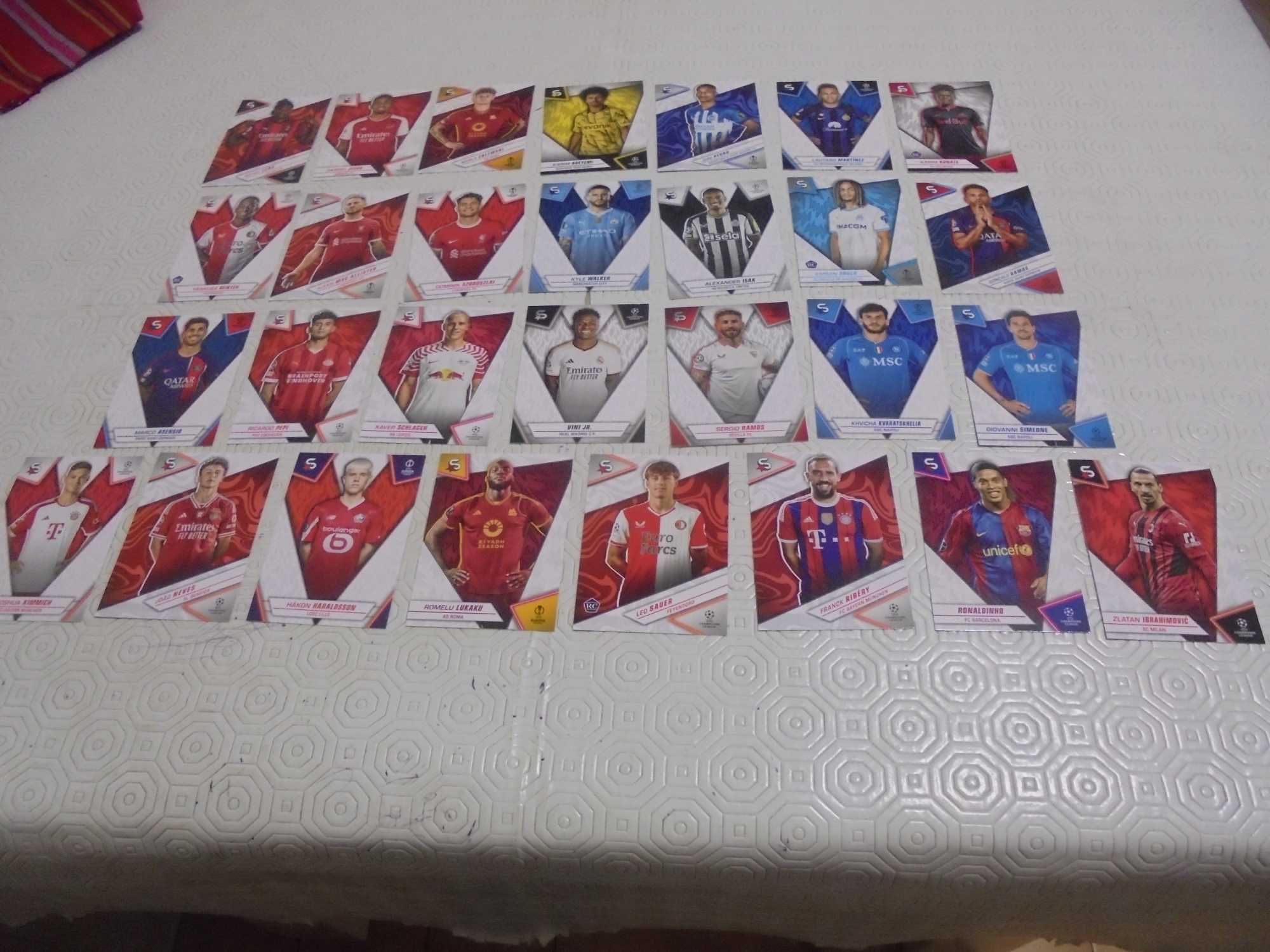 Lote de 29 Topps Superstars 2024 da Panini