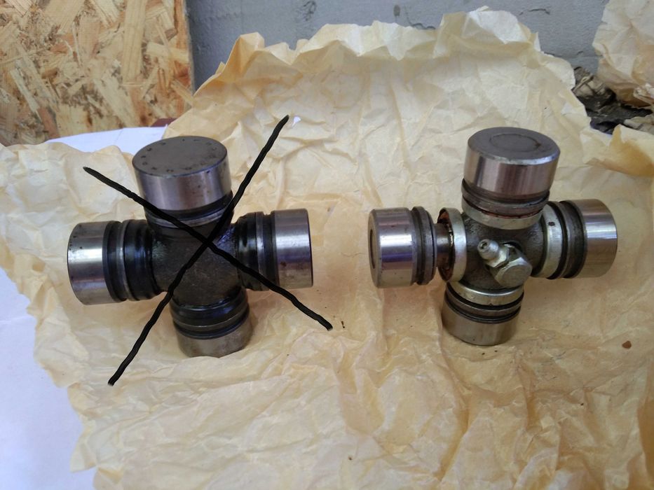 Крестовина Москвич, подшипники на крестовину СССР, новые