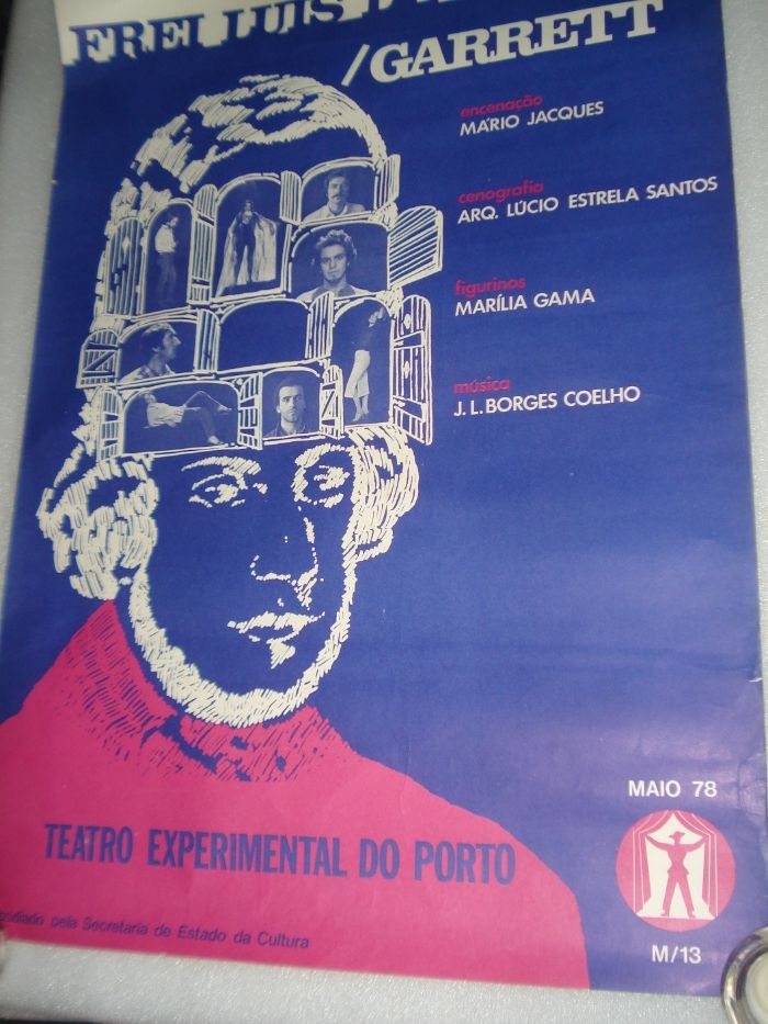 Cartaz Antigo de Teatro Frei Luís de Sousa / Garret