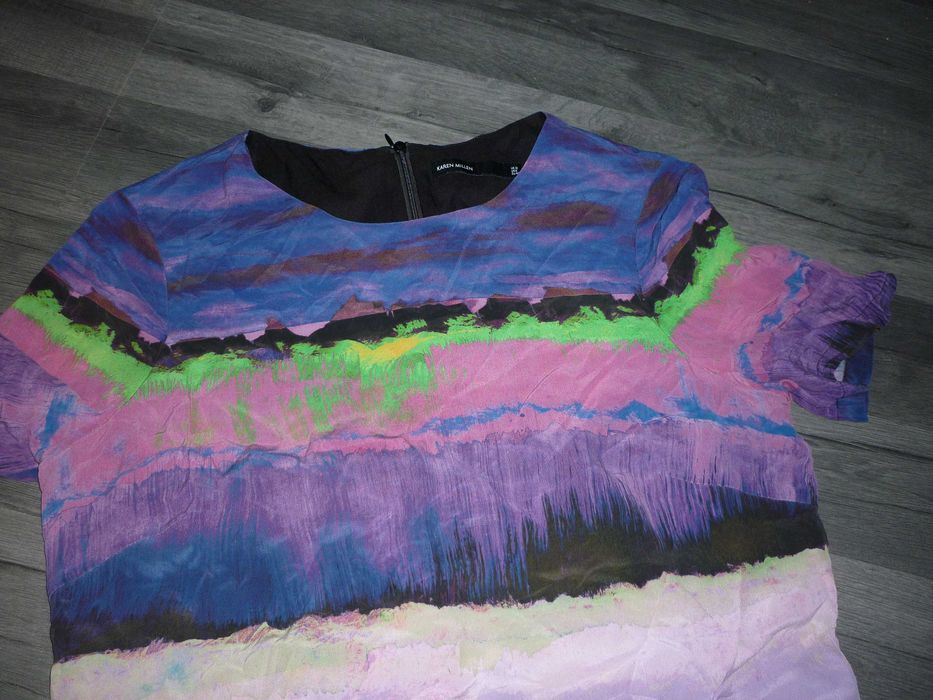 Karen Millen piękna sukienka 100% jedwab naturalny