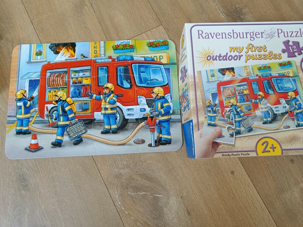 Puzzle plastykowe Straż pożarna (12 szt.)