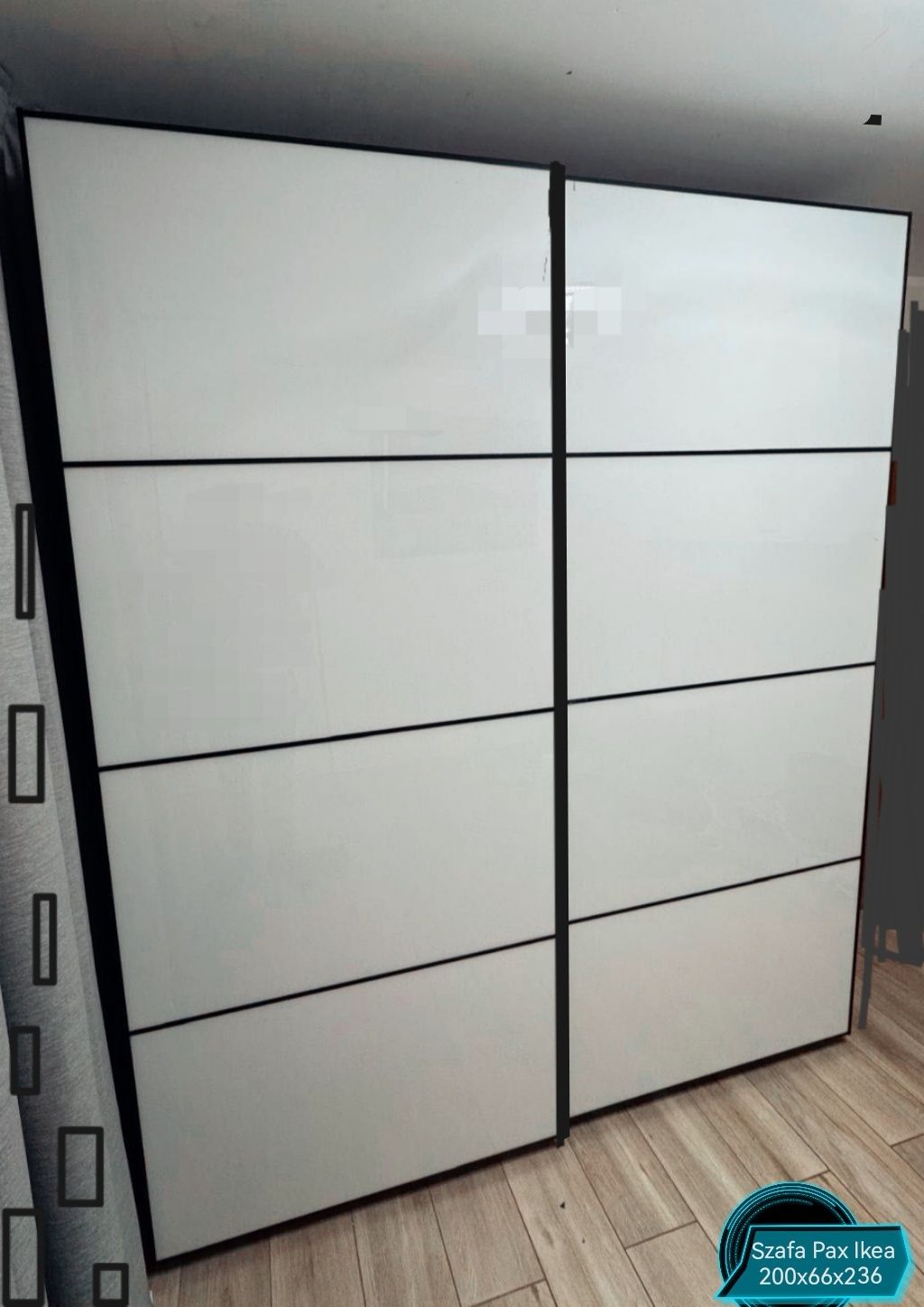 Szafy Pax ikea 150x62x236 i 200x66x236-drzwi przesuwne