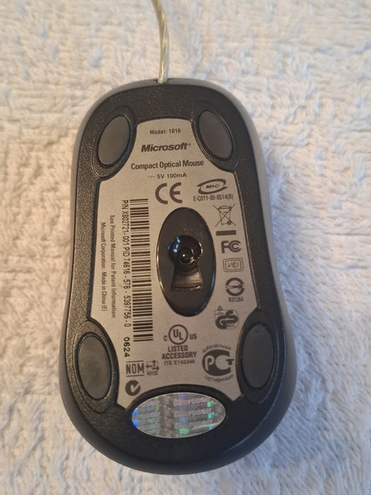 Microsoft myszka komputerowa USB  model 1016