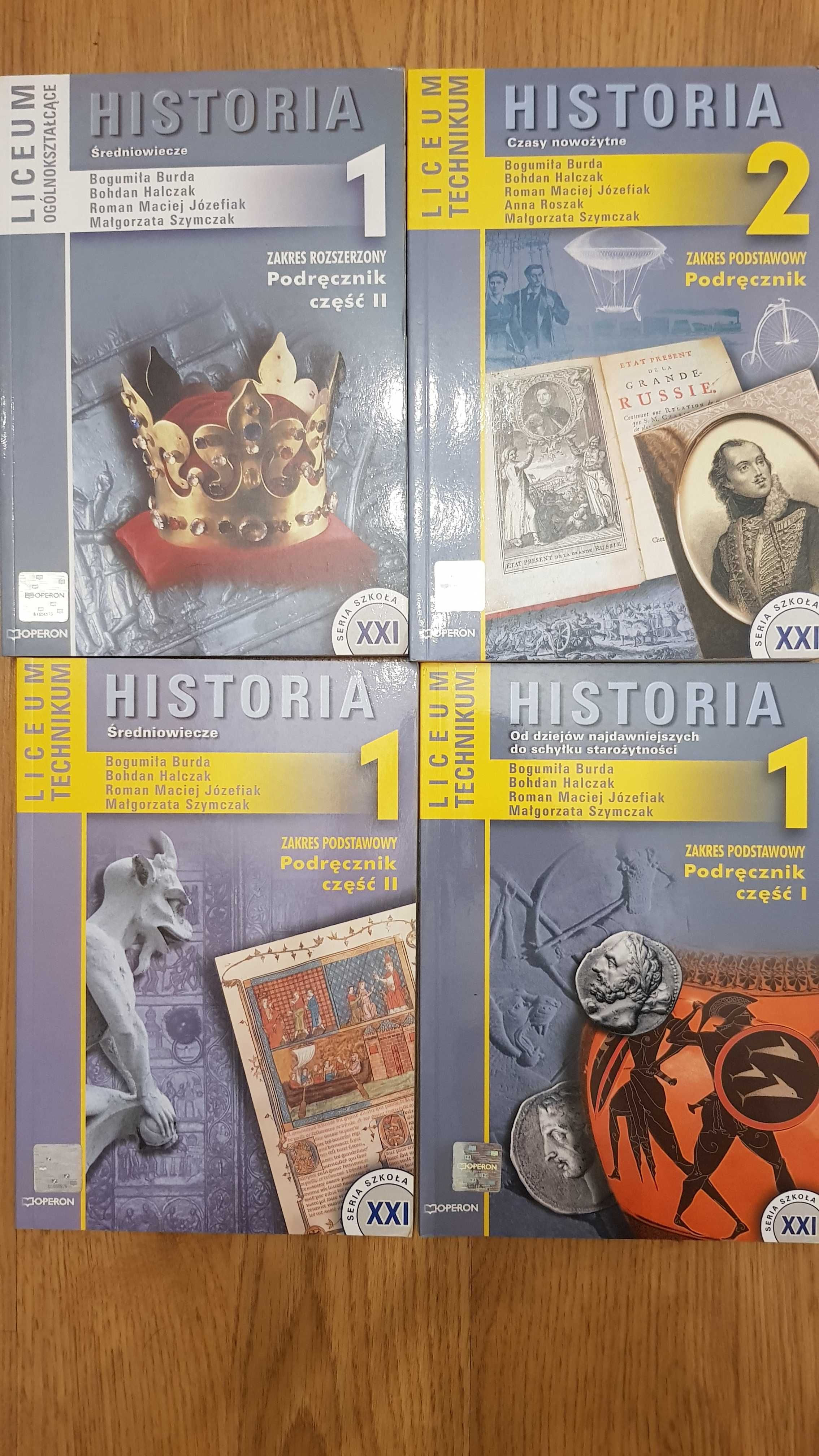 4 książki do historii, średniowiecze, czasy nowożytne,do starożytności