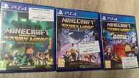 3 części gry MINECRAFT PS4 sklep tychy, wymiana
