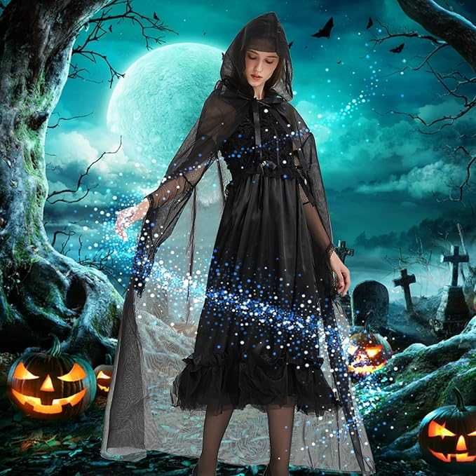 630 BARVERE kostium czarownicy na Halloween, karnawał dla dziewczynek