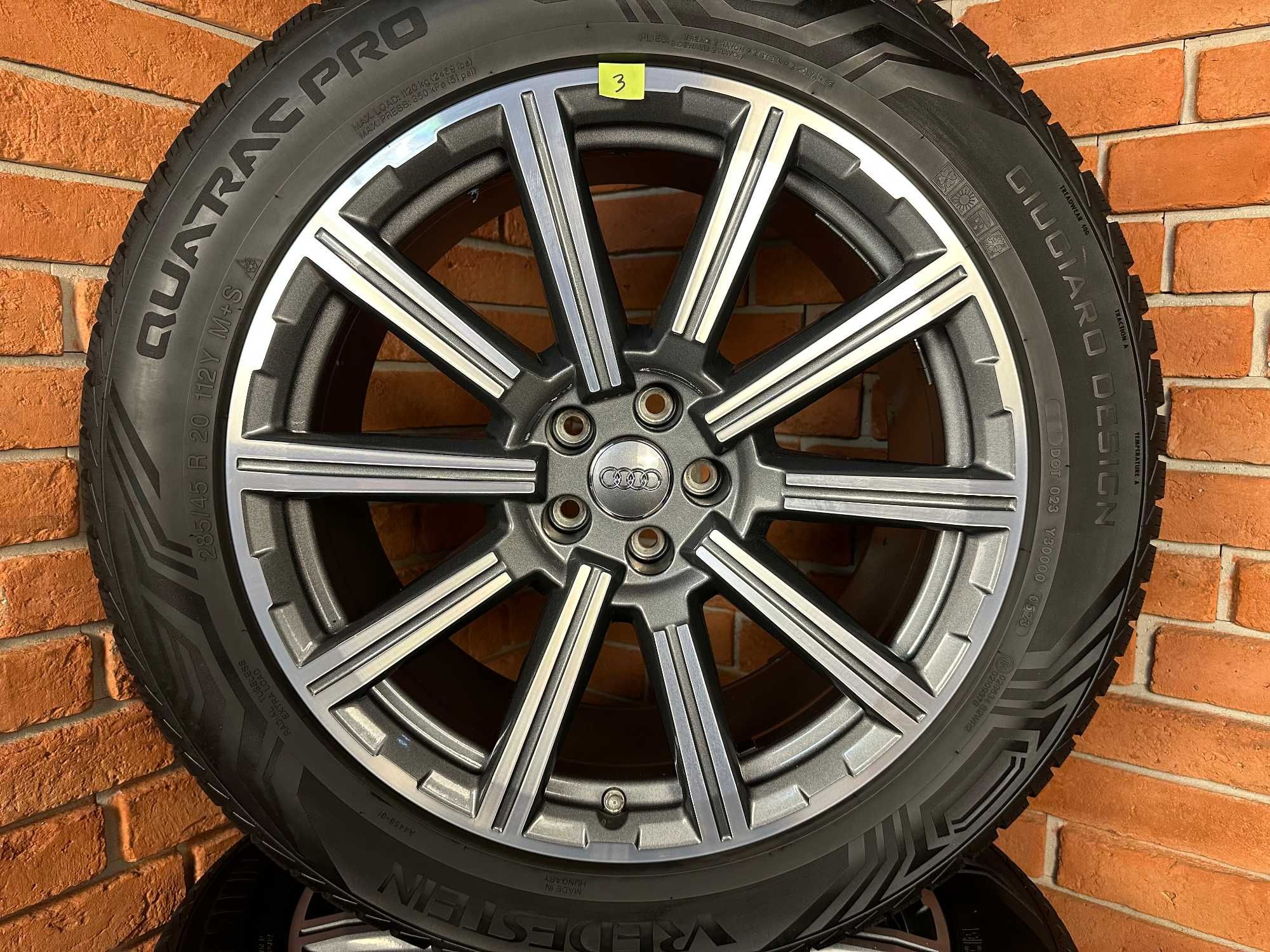 Koła Felgi 20 5x112 Audi Q7 SQ7 4M Oryginał Wielosezon Czujniki