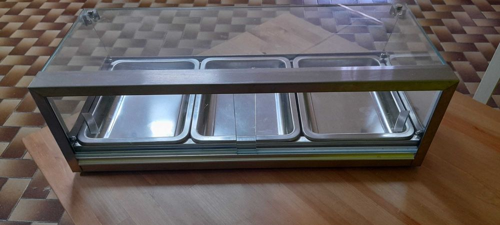 Vitrine de vidro para bolos ou petiscos