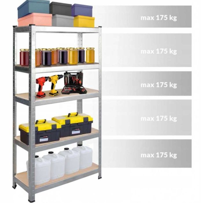 Стелаж 180 90 40 Стелаж металлический 875 кг Siker ‼️ розпродаж