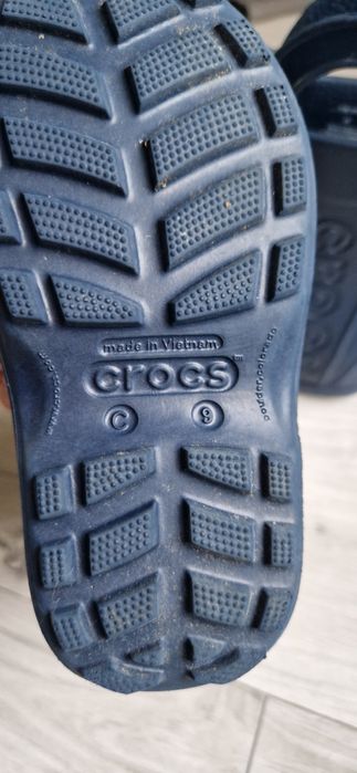 Crocs kalosze granatowe