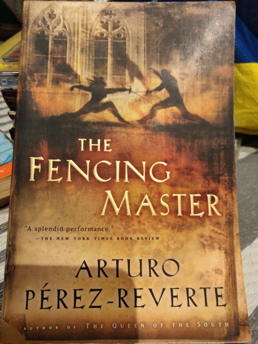 The fencing master Arturo Perez Reverte