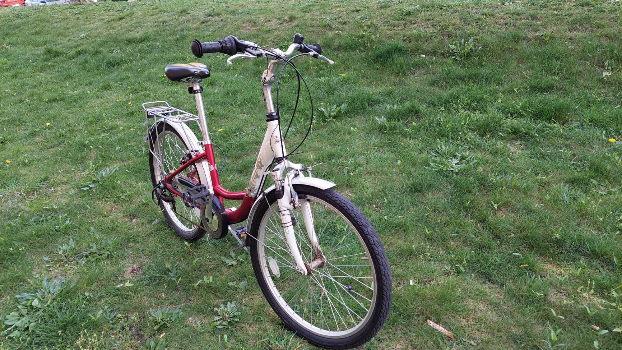 rower Unibike Princess, dziewczęcy koła 24 cale