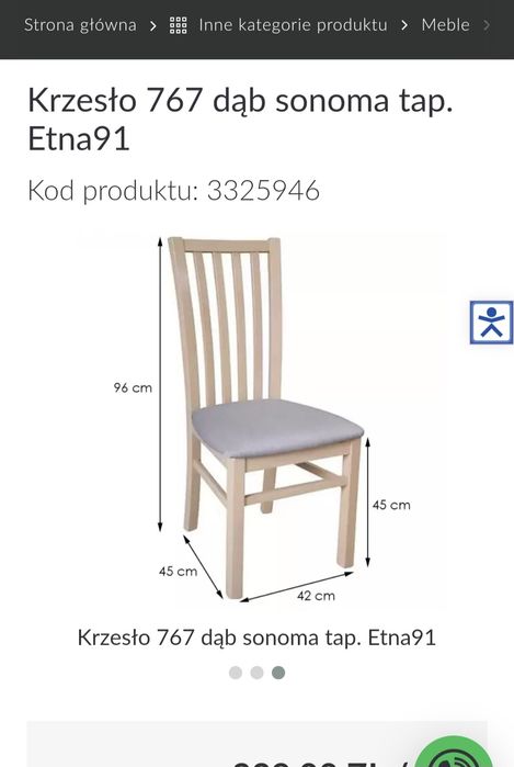 Krzesła firma Moskała