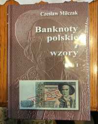 Banknoty polskie i wzory tom I i II Czesław Miłczak + cenniki folia