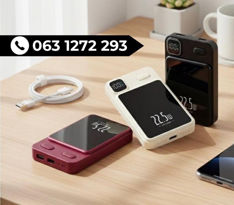 ХИТ ПРОДАЖ ‼️ Мощный Пауербанк Magnetic Power Bank 10000 mAh + MagSafe