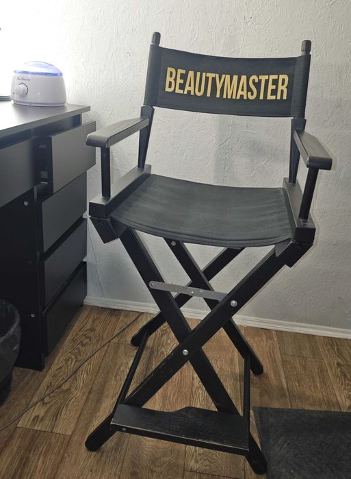 Стілець для бровіста, візажиста. Режисерський стілець