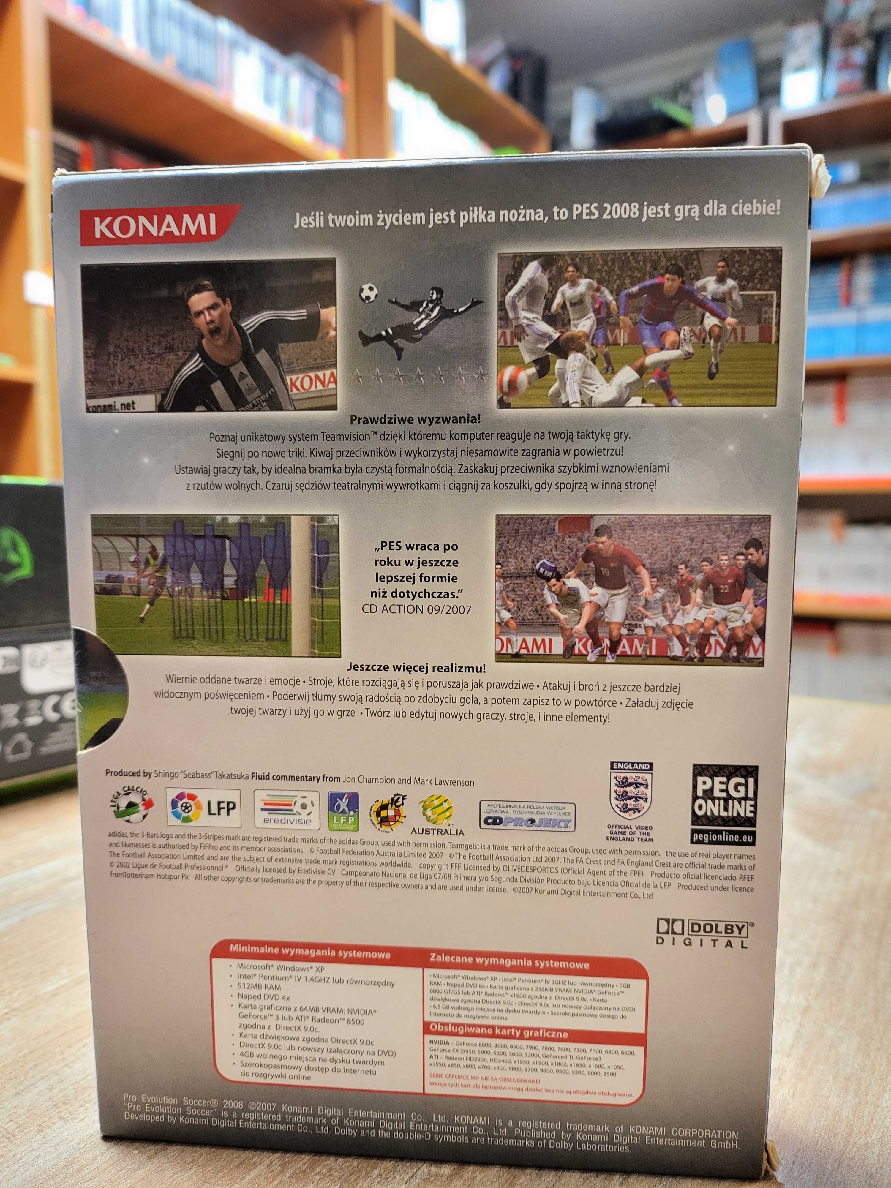 PES 2008 pro evolution soccer PC SklepRetroWWA