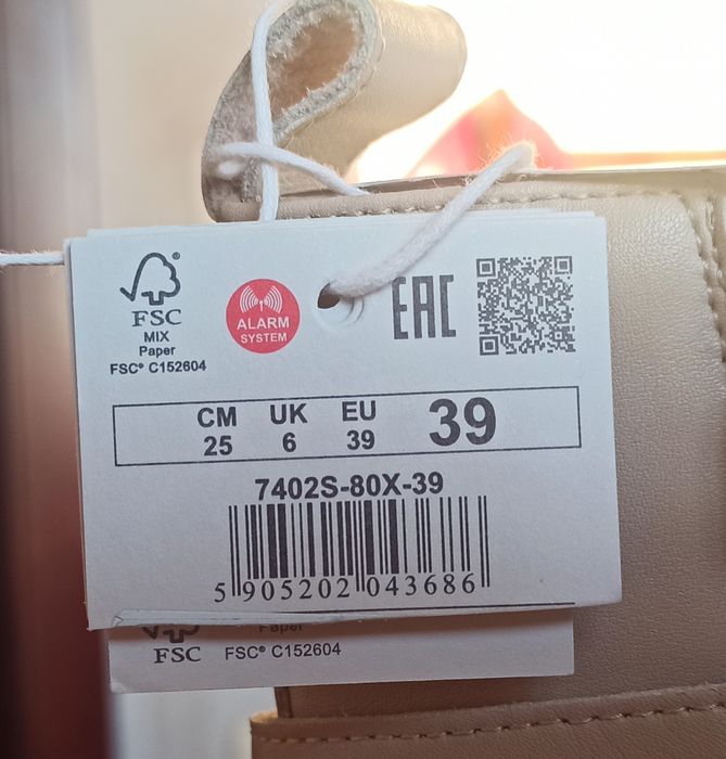 Черевики шкіряні жіночі 40р.