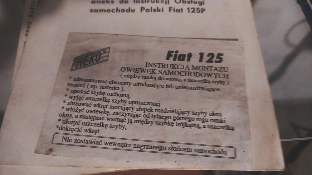 Zestaw kolekcjonerski Fiat 125p PRL