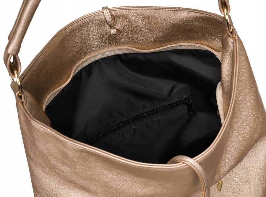 duży shopper a4 z szerokim paskiem - peterson