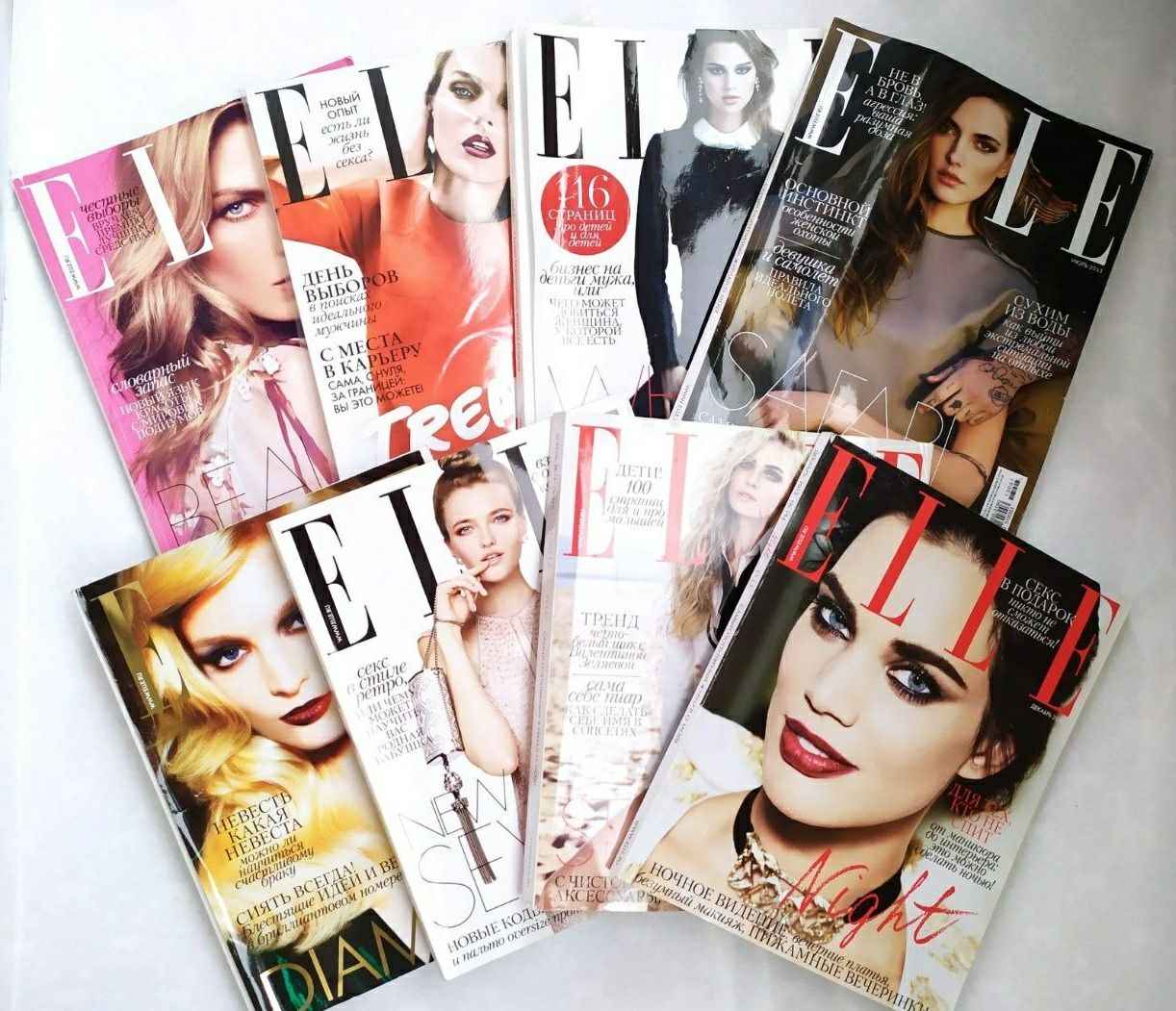 Журналы Elle Россия, Украина