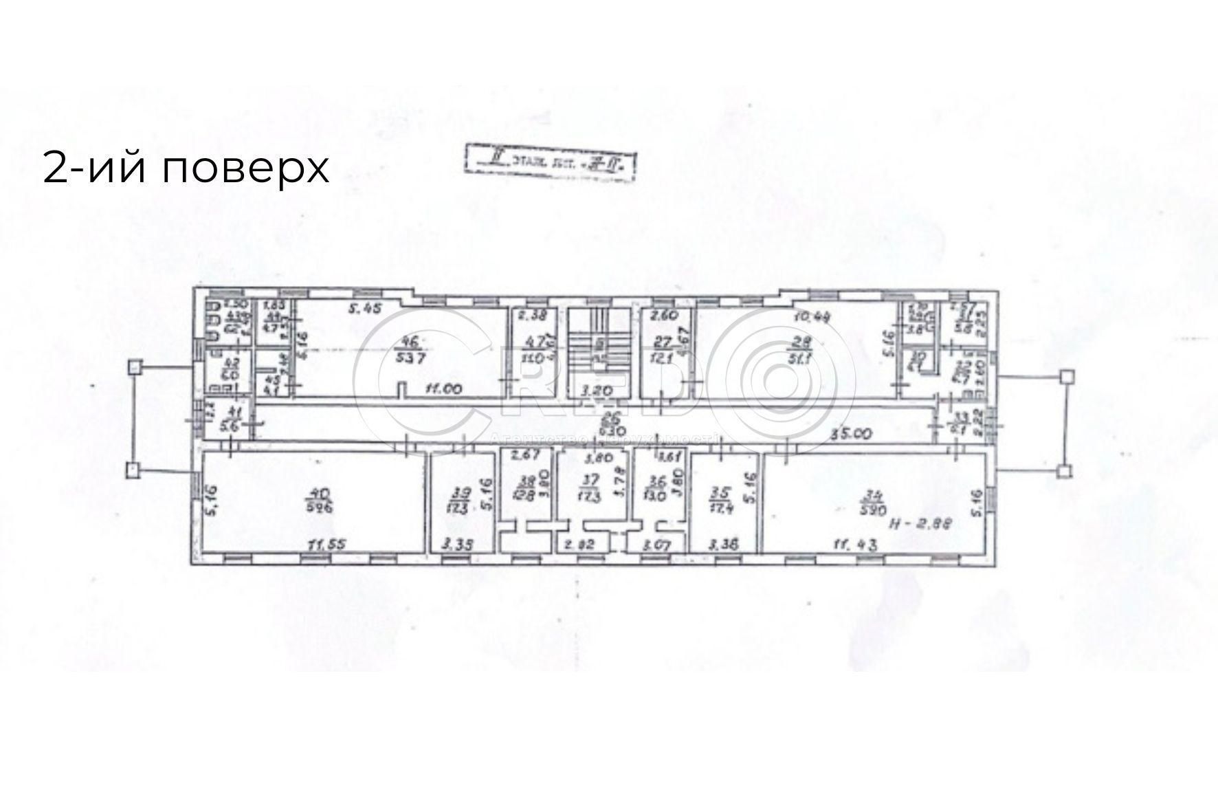 Продаж окремо розташованої 2-х поверхової будівлі, р-н 44 квартал.