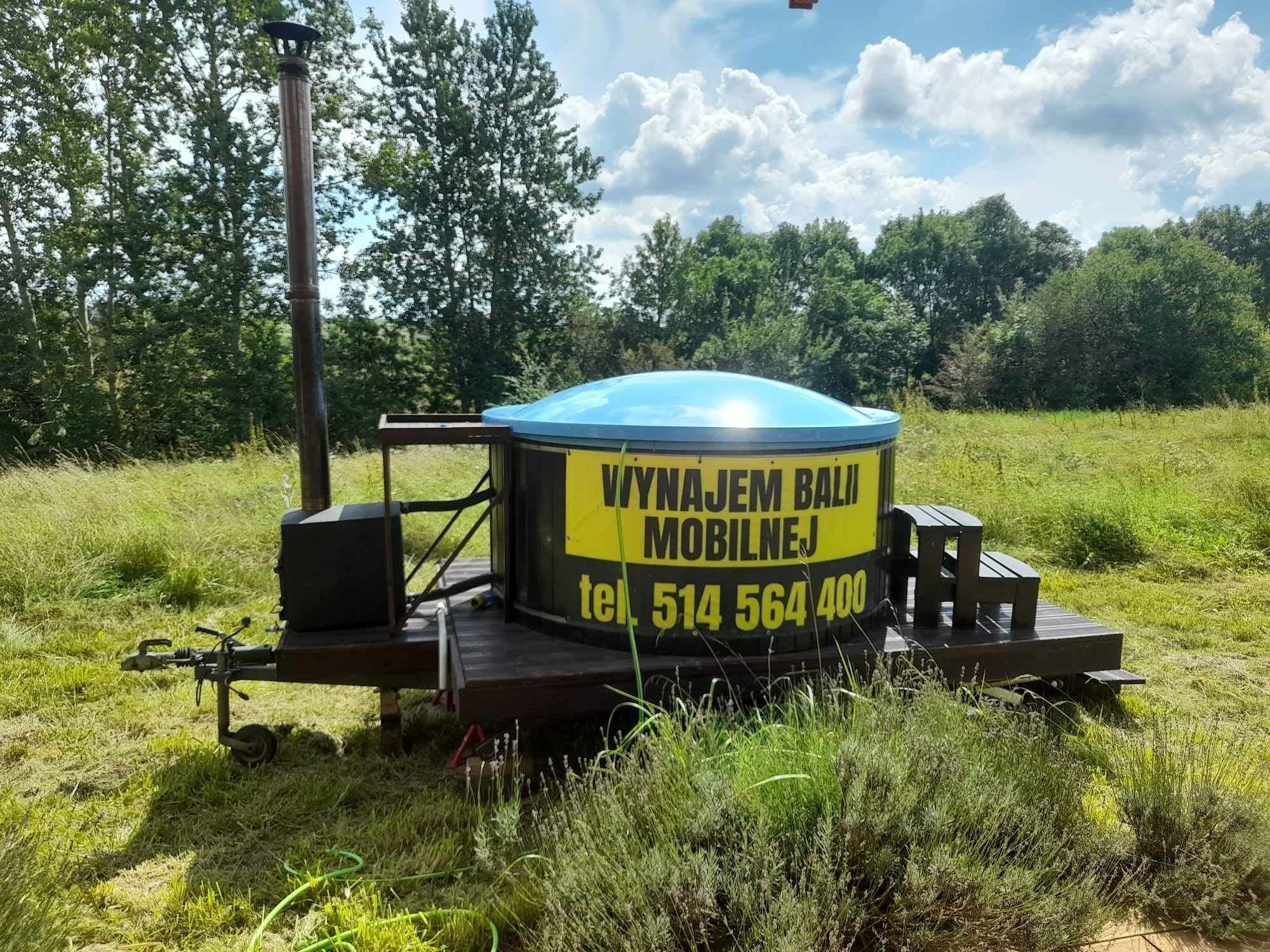 Wynajem balii mobilnej balia