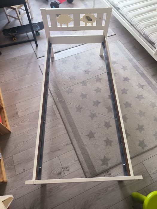 Cama IKEA KRITTER branco 70x160 cm