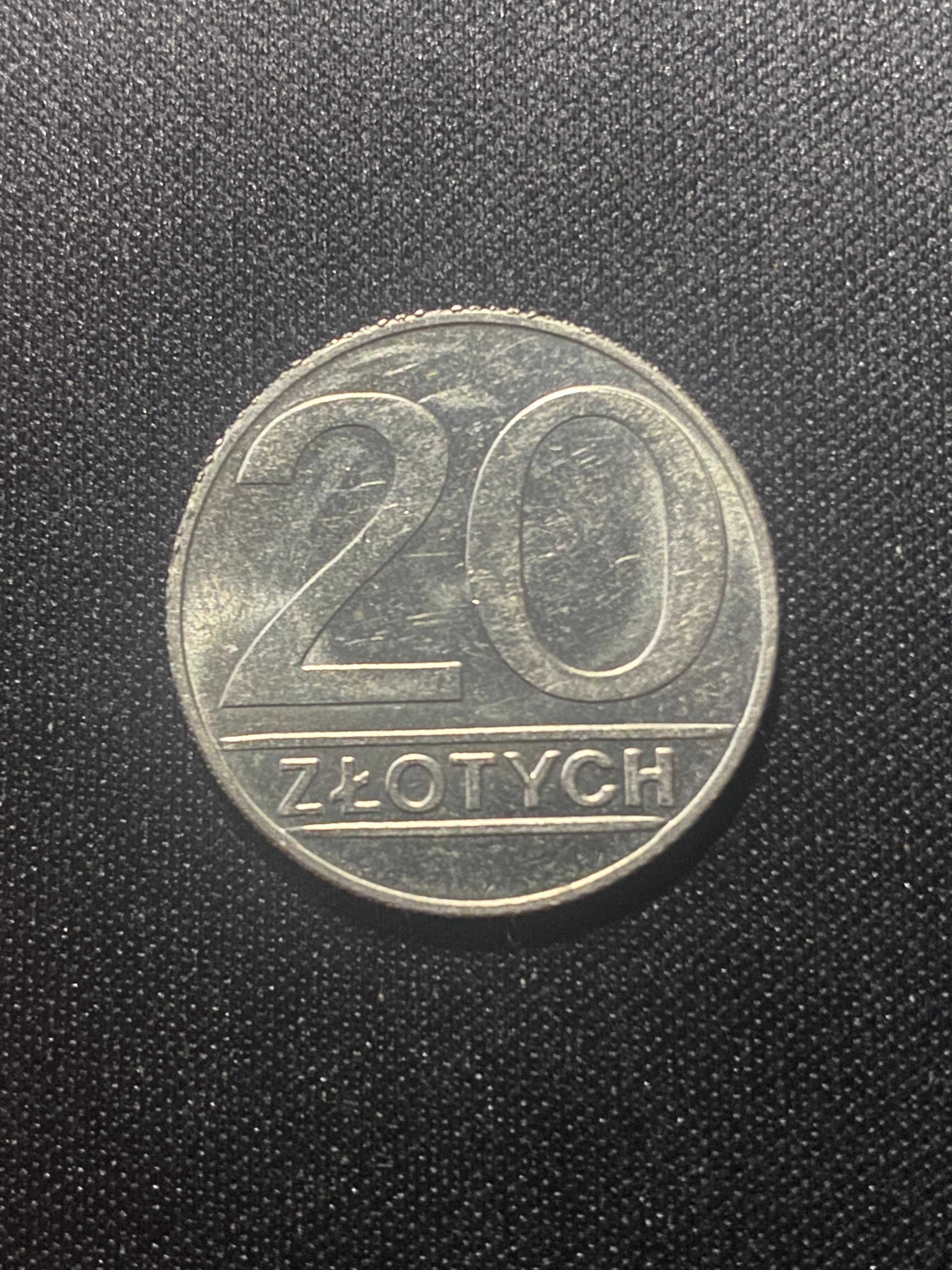 Moneta Polska PRL - 20 złotych 1990 r