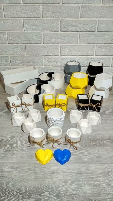 Кашпо для свечей, кашпо для свічок, моху