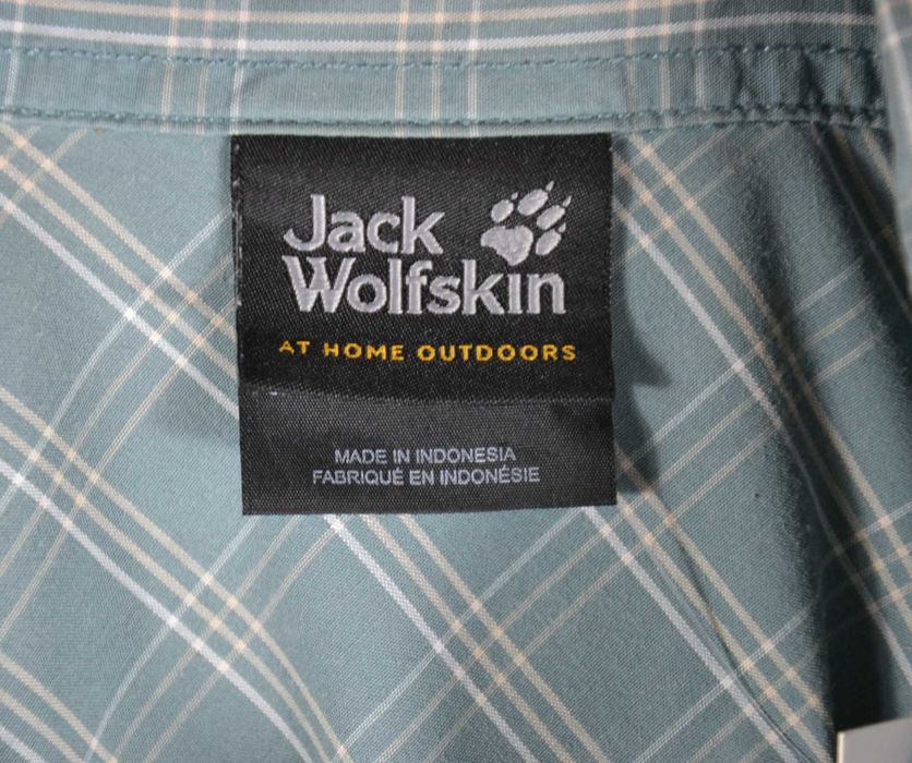 JACK WOLFSKIN Hot Springs Koszula Męska L Oryginał Super Stan Bawełna