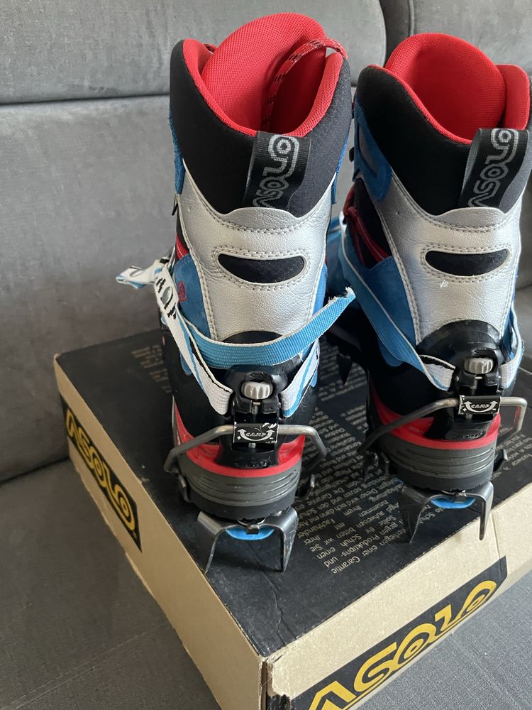 Profesjonalne buty Trekkingowe r.47 31cm ASOLO Elbrus GV MM +raki CAMP