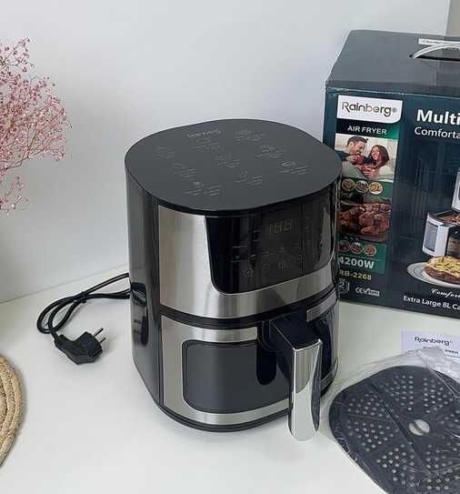 Аерогриль мультипіч фритюрниця безмасляня 8 л Rainberg
