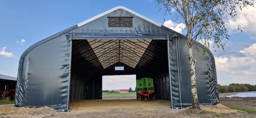 Hala łukowa 12x20x6,7m 240m2 bele garaż wiata hangar magazyn namiotowa