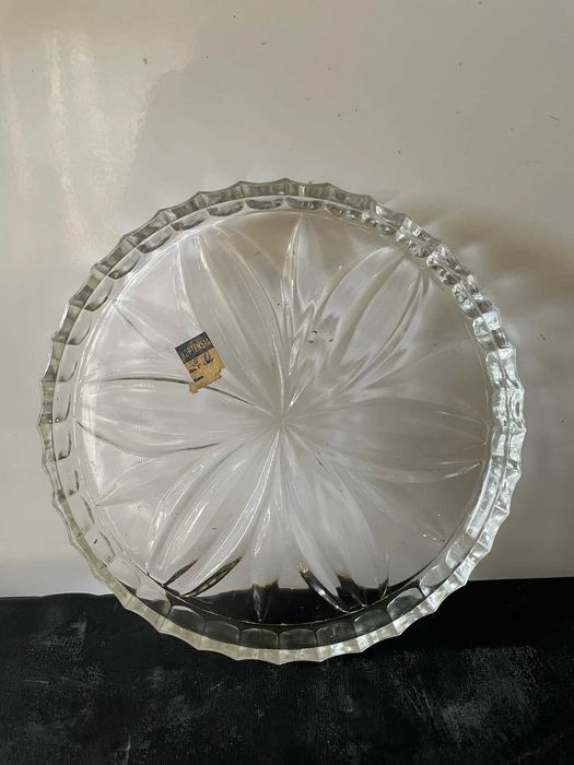 Huta szkła Ząbkowice patera