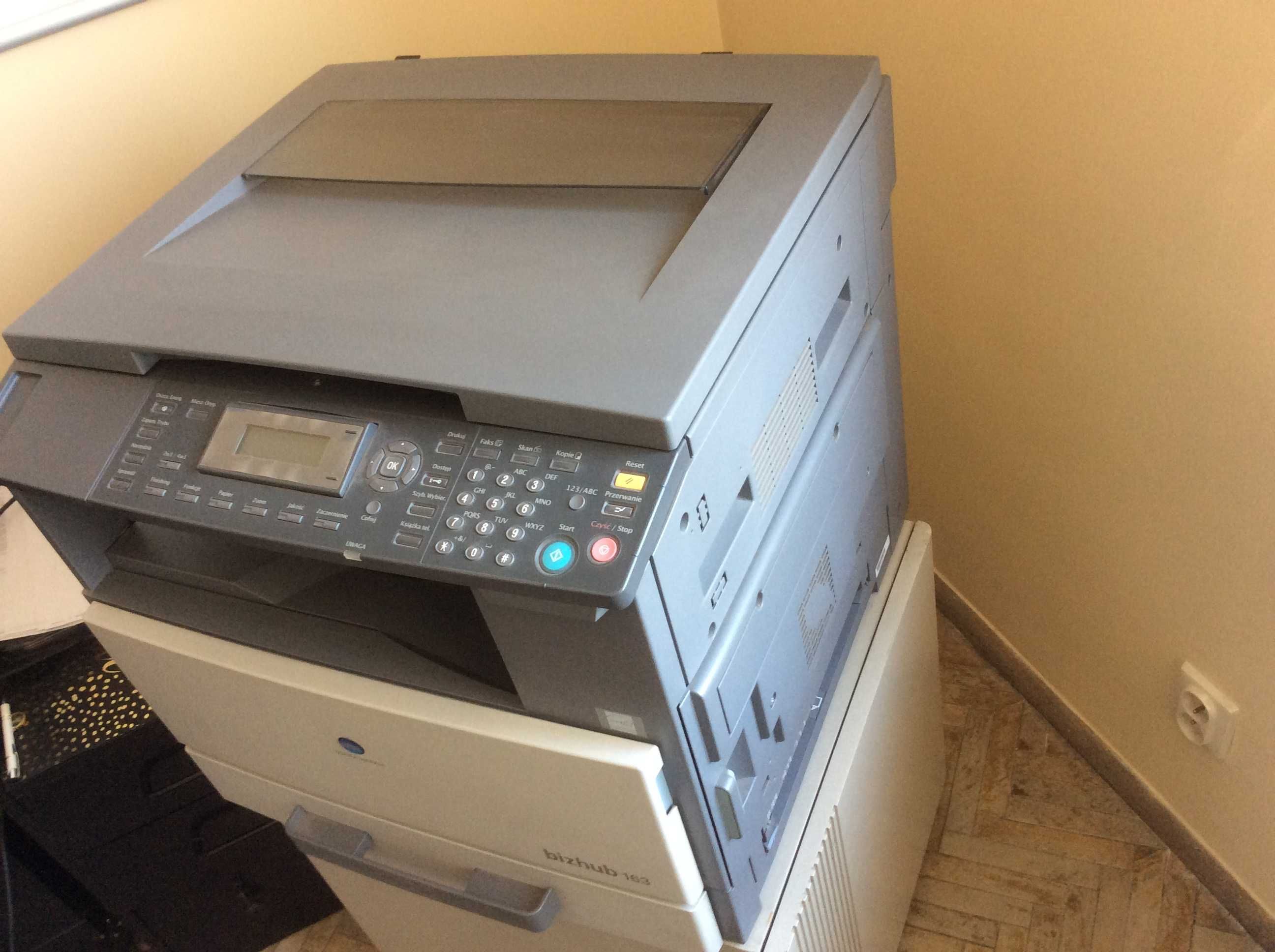 Bizhub 163 A3/A4 Kopiarka/Skaner/Drukarka /Minolta /Tylko 42tys. kopii