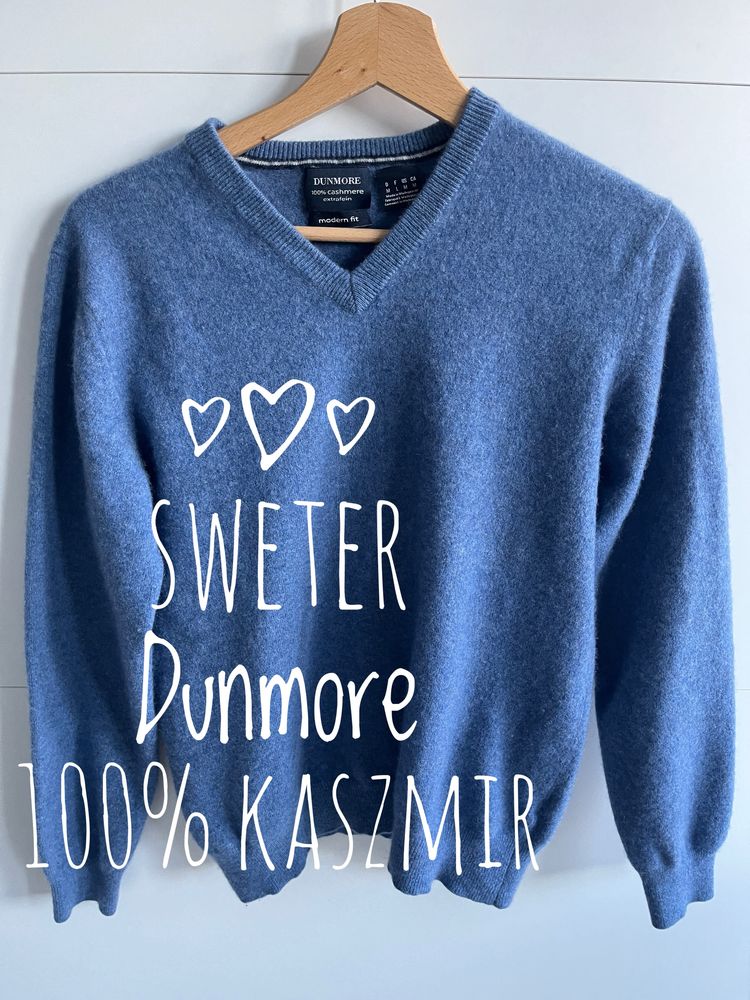 Sweter Dunmore 100% kaszmir